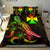 Wallis and Futuna Polynesian Bedding Set - Turtle With Blooming Hibiscus Reggae - Polynesian Pride