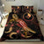 Yap Polynesian Bedding Set - Turtle With Blooming Hibiscus Gold - Polynesian Pride