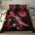 Tahiti Polynesian Bedding Set - Turtle With Blooming Hibiscus Red - Polynesian Pride