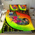 Samoa Bedding Set - Polynesian Hook And Hibiscus (Reggae) - Polynesian Pride