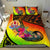 Tahiti Bedding Set - Polynesian Hook And Hibiscus (Raggae) Art - Polynesian Pride