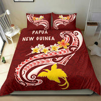 Papua New Guinea Bedding Set - PNG Seal Polynesian Patterns Plumeria - Polynesian Pride