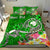 Pohnpei Custom Personalised Bedding Set - Turtle Plumeria (Green) - Polynesian Pride