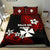 Wallis and Futuna Rugby Bedding Set Unique Vibes Red - Polynesian Pride