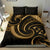 New Zealand Maori Mangopare Bedding Set Polynesian - Gold Gold - Polynesian Pride