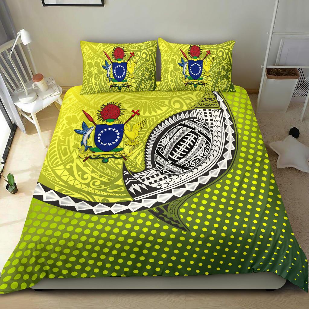 Cook Islands Rugby Bedding Set Version Special Art - Polynesian Pride