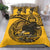 American Samoa Duvet Cover Set - American Samoa Seal & Flag Yellow - Polynesian Pride