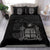 Fiji Duvet Cover Set - Fiji Flag & Coat Of Arms Blacks - Polynesian Pride