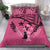 Kosrae Duvet Cover Set - Kosrae Flag Pink - Polynesian Pride