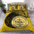 Palau Duvet Cover Set - Palau Coat Of Arms Yellow - Polynesian Pride