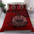 Tahiti Duvet Cover Set - Tahiti Flag Red - Polynesian Pride