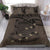 Tuvalu Duvet Cover Set - Coat Of Arms & Flag Brown - Polynesian Pride