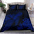 Hawaiian Hibiscus Memory Turtle Polynesian Bedding Set Blue - Polynesian Pride