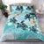 Cook Islands Bedding Set - Blue Turtle Hibiscus - Polynesian Pride