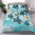 Pohnpei Bedding Set - Blue Turtle Hibiscus - Polynesian Pride