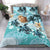 Tokelau Bedding Set - Blue Turtle Hibiscus - Polynesian Pride