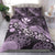 Polynesian Duvet Cover Set - Hawaii Bedding Set Purple Turtle Hibiscus - Polynesian Pride