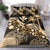 Polynesian Duvet Cover Set - Hawaii Bedding Set Gold Turtle Hibiscus - Polynesian Pride