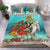 Polynesian Duvet Cover Set - Tuvalu Bedding Set Ocean Turtle Hibiscus - Polynesian Pride