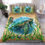 New Zealand Bedding Set Turtle Manaia Maori Vintage - Polynesian Pride