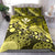 Polynesian Duvet Cover Set - Hawaii Bedding Set Yellow Turtle Hibiscus - Polynesian Pride