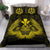 Hawaiian Map Owl Kanaka Bedding Set - Pueo Aumakua - Yellow - Polynesian Pride