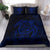 Hawaiian Map Turtle Kanaka Hibiscus Polynesian Bedding Set - Blue - Polynesian Pride