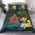 Polynesian Duvet Cover Set - Hawaii Bedding Set Coat Of Arm Turtle Hibiscus - Polynesian Pride