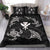 Polynesian Turtle Hammerhead Shark Ray Kanaka Hawaii Bedding Set Circle Underwater - Polynesian Pride