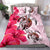 Polynesian Duvet Cover Set - Hawaii Bedding Set Polynesia Turtle Hibiscus Pink - Polynesian Pride