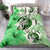 Polynesian Duvet Cover Set - Papua New Guinea Bedding Set Polynesia Turtle Hibiscus Green - Polynesian Pride