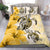 Polynesian Duvet Cover Set - Tahiti Bedding Set Polynesia Turtle Hibiscus Yellow - Polynesian Pride