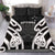 Aotearoa Bedding Set Maori Moko Black White - Polynesian Pride