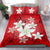 Hawaiian Plumeria Polynesian Bedding Set - Red - Polynesian Pride