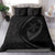 Hawaiian Turtle Fish Hook Hibiscus Polynesian Bedding Set - Circle Style Grey - Polynesian Pride