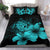 Hawaiian Polynesian Bedding Set - Turquoise - Polynesian Pride