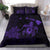 Hawaiian Map Turtle Plumeria Hibiscus Fish Hook Polynesian Bedding Set Purple - Polynesian Pride