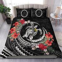 Polynesian Duvet Cover Set - Cook Islands Bedding Set Polynesia Map Turtle Hibiscus - Polynesian Pride