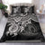 Vanuatu Polynesian Duvet Cover Set - White Turtle WHITE - Polynesian Pride