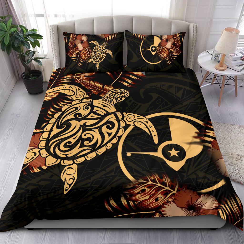 Polynesian Duvet Cover Set - Yap Duvet Cover Set Turtle Lucky - Polynesian Pride