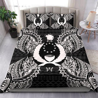 Polynesian Bedding Set - Pohnpei Duvet Cover Set Map Black Black - Polynesian Pride