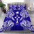 Polynesian Bedding Set - Kosrae Duvet Cover Set Map Blue Blue - Polynesian Pride