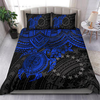 Polynesian Bedding Set - Cook Islands Duvet Cover Set - Blue Turtle - Polynesian Pride