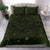 New Zealand Bedding Set, Maori Gods Tumatauenga (God Of War) - Green - Polynesian Pride