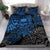 Polynesian Duvet Cover - Samoa Bedding Set - Blue Turtle Flowing - Polynesian Pride