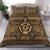 Hawaiian Turtle Polyensian Tribal Bedding Set Gold - Polynesian Pride