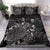 Polynesian Bedding Set - Tuvalu Duvet Cover Set Black Color - Polynesian Pride