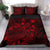 Polynesian Bedding Set - Samoa Duvet Cover Set Red Color - Polynesian Pride