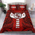 Polynesian Bedding Set - Tonga Duvet Cover - Tonga Wings Red - Polynesian Pride