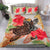 Hawaii Bedding Set - Hawaii Turtle Art Hibiscus Bedding Set - Polynesian Pride